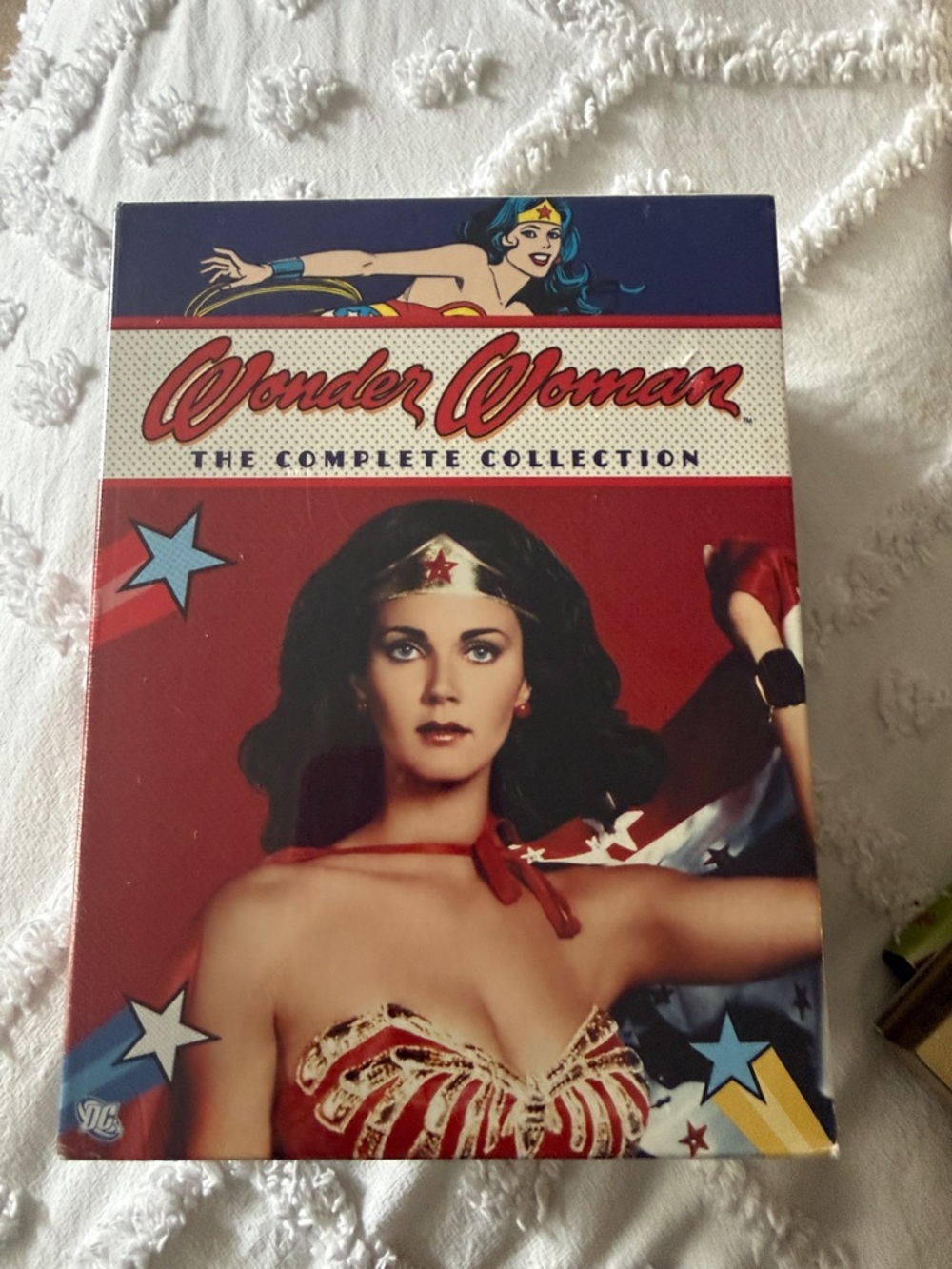 Wonder Woman The Complete Collection DVD Box Set - Red, Blue, White